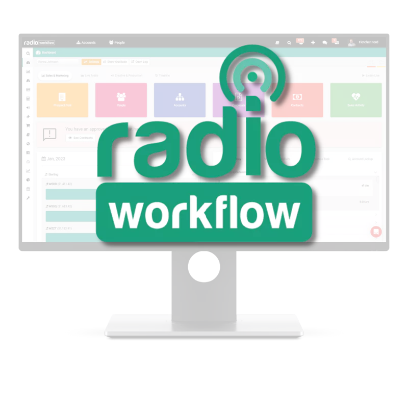 radio traffic software on desktop